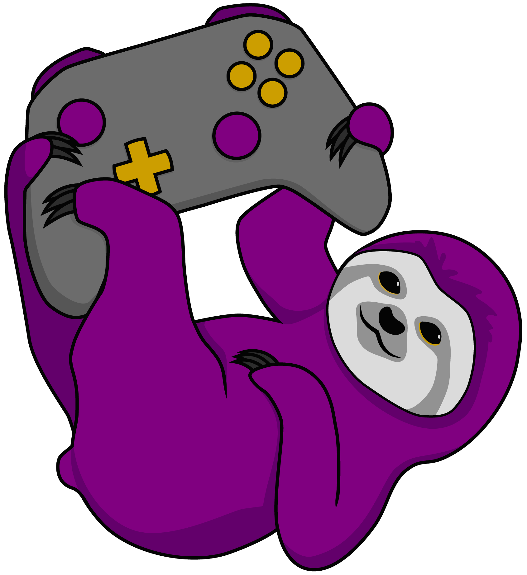 Purple Sloth Studio Logo